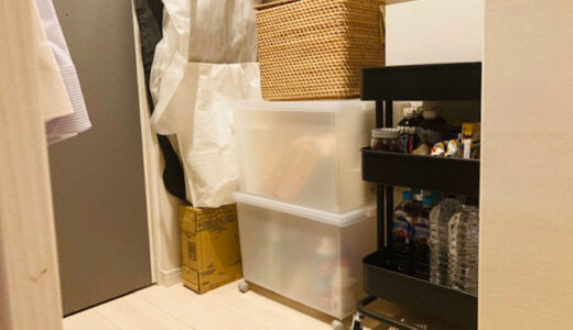 【無印・IKEA】片付け下手の備蓄品収納【ウォークインクローゼットの中身】